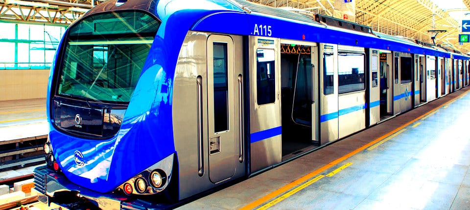 Chennai Metro Coaches to Be Built In India