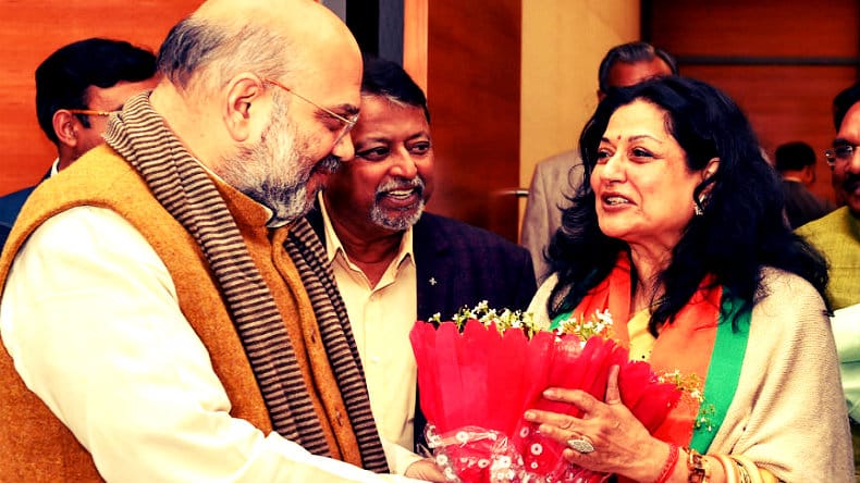 Eminent Actress Moushumi Chatterjee Attached with the Saffron Party