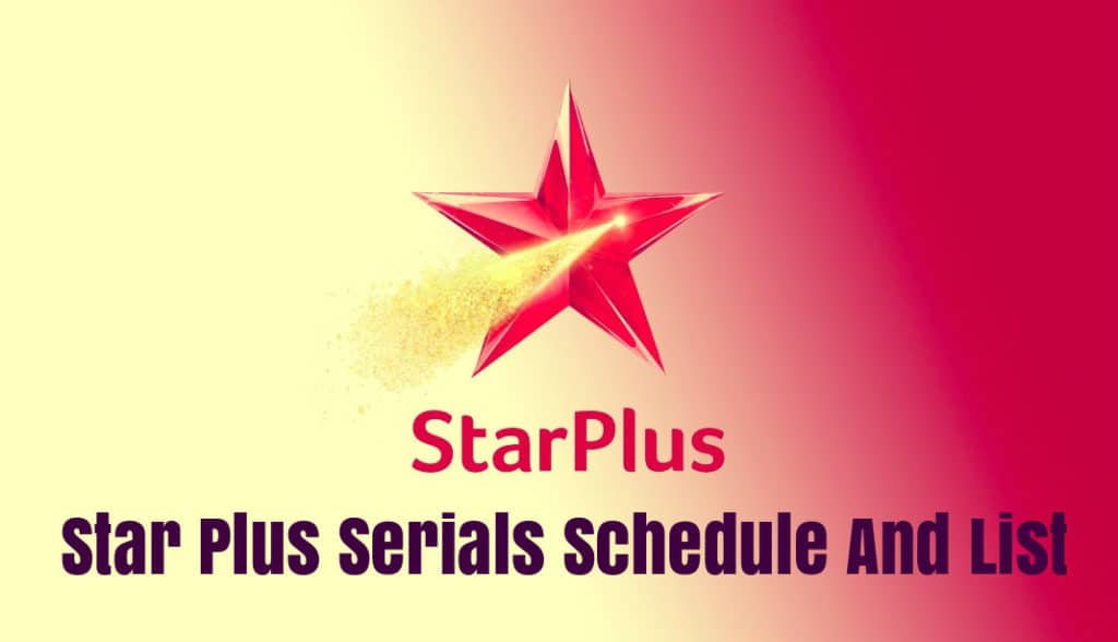 Star Plus Schedule 2020