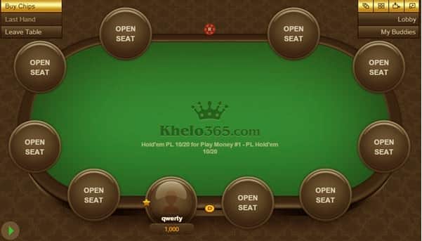 khelo365 poker