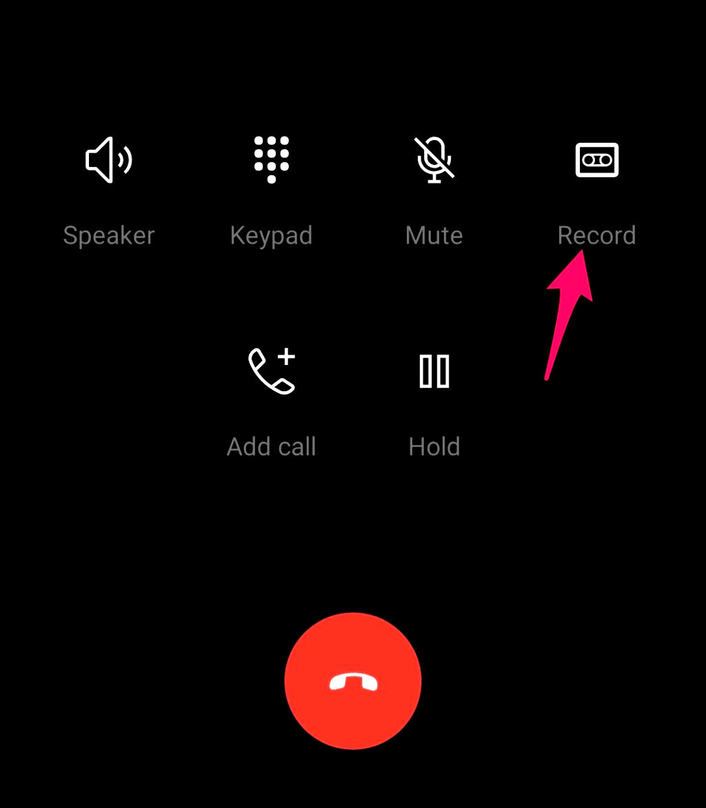 Call recording in oneplus