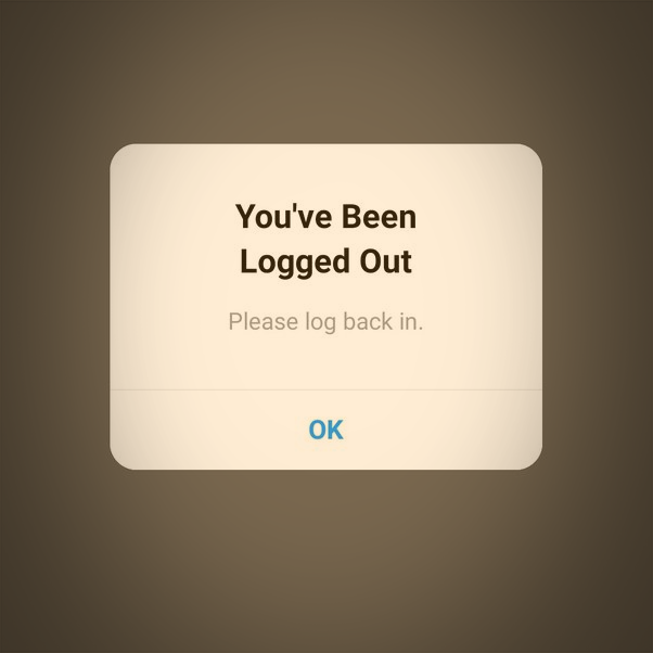 log out of the app, then log back in