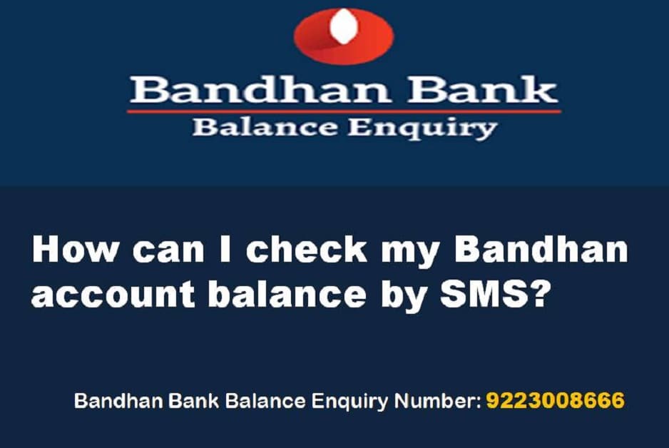 bandhan bank balance check number