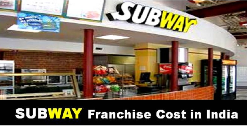 cost of subway franchise in india