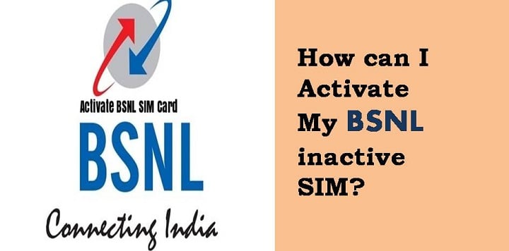 how to activate bsnl sim