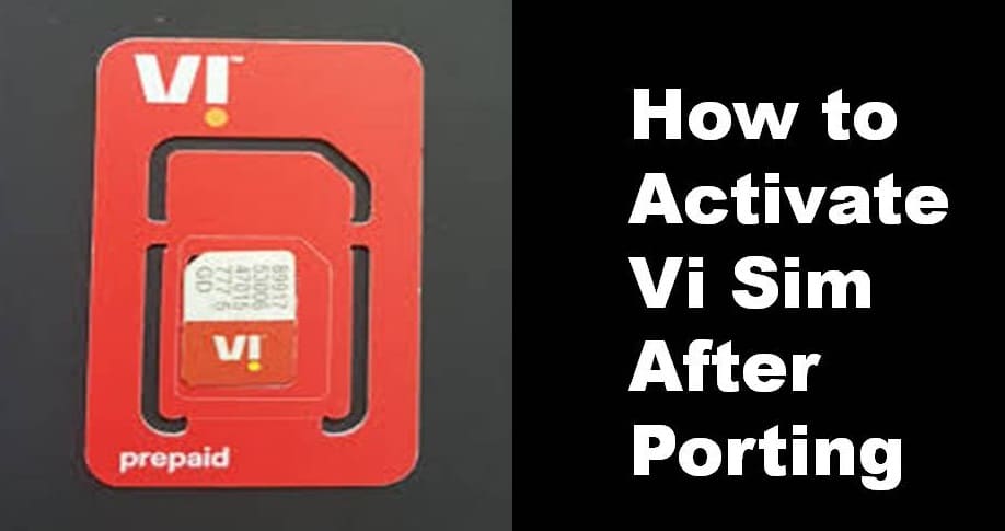 how to activate vi sim
