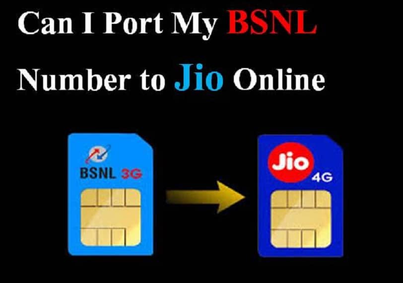 how to port bsnl to jio