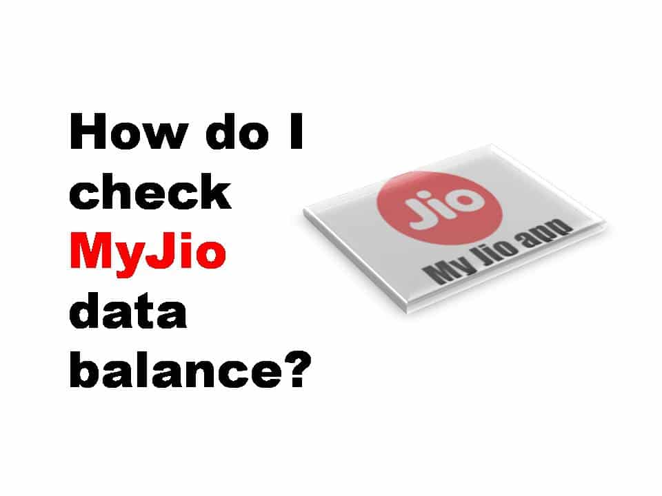 jio net balance check number